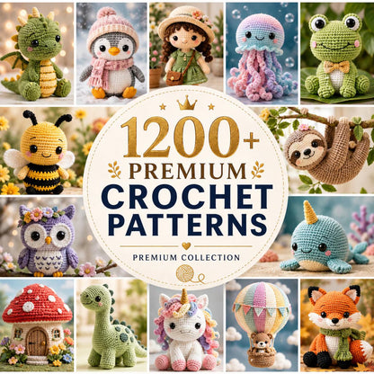 1200+ Premium Crochet Patterns